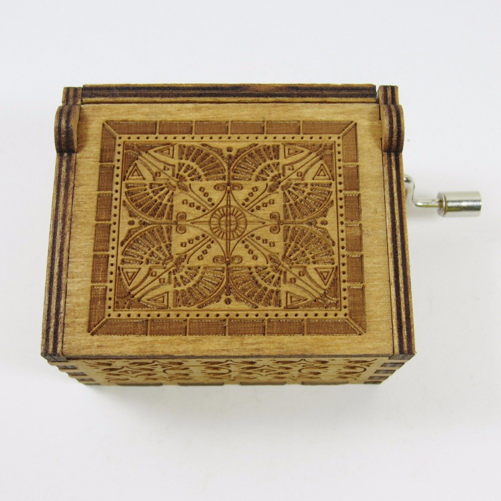 Wooden Music Box Featuring:  Star Wars, Harry Potter or Game of Thrones