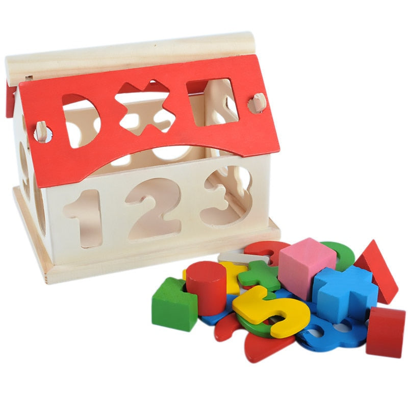 WOODEN BLOCK LEARNING SET