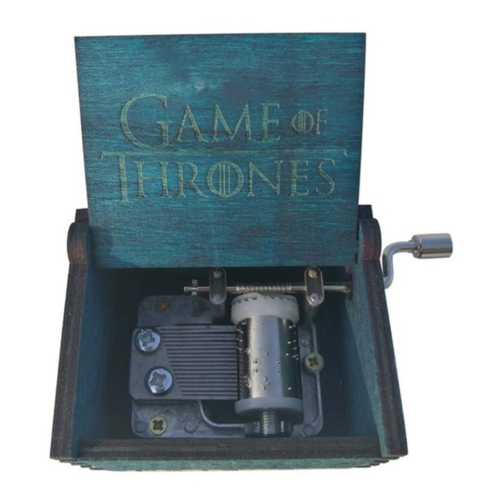 Wooden Music Box Featuring:  Star Wars, Harry Potter or Game of Thrones