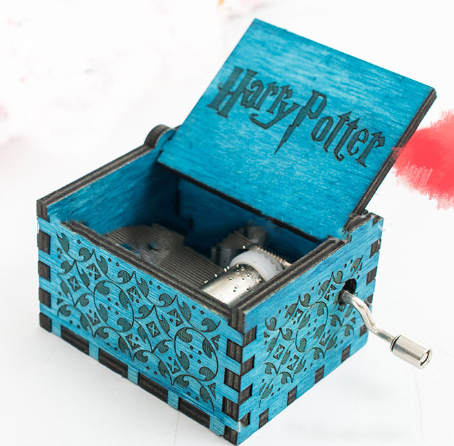 Wooden Music Box Featuring:  Star Wars, Harry Potter or Game of Thrones