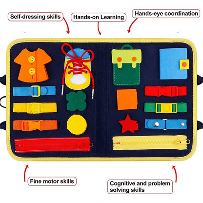 MONTESSORI STYLE BUSY BOARD