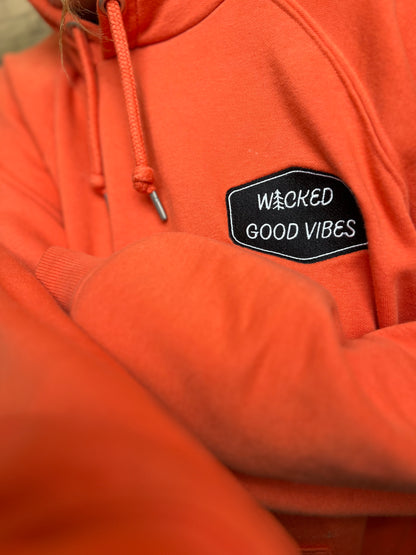 WICKED GOOD VIBES SUPER COMFY GENDER NEUTRAL ECO HOODIE