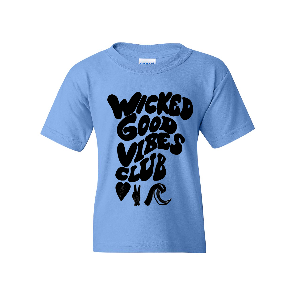 WICKED GOOD VIBES CLUB HAND DRA Youth T-Shirt