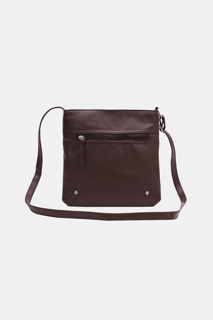 PU Leather Medium Crossbody Bag