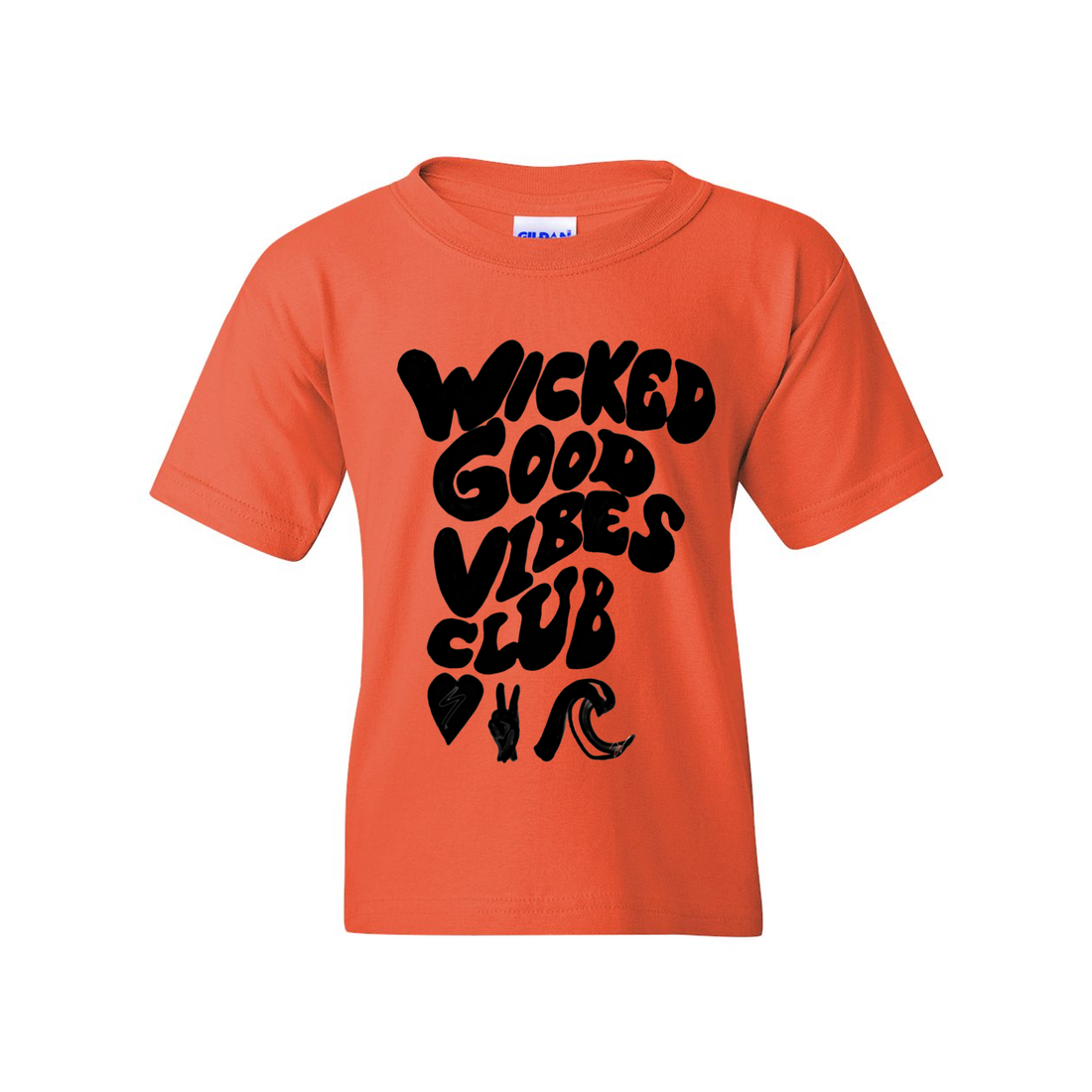 WICKED GOOD VIBES CLUB HAND DRA Youth T-Shirt