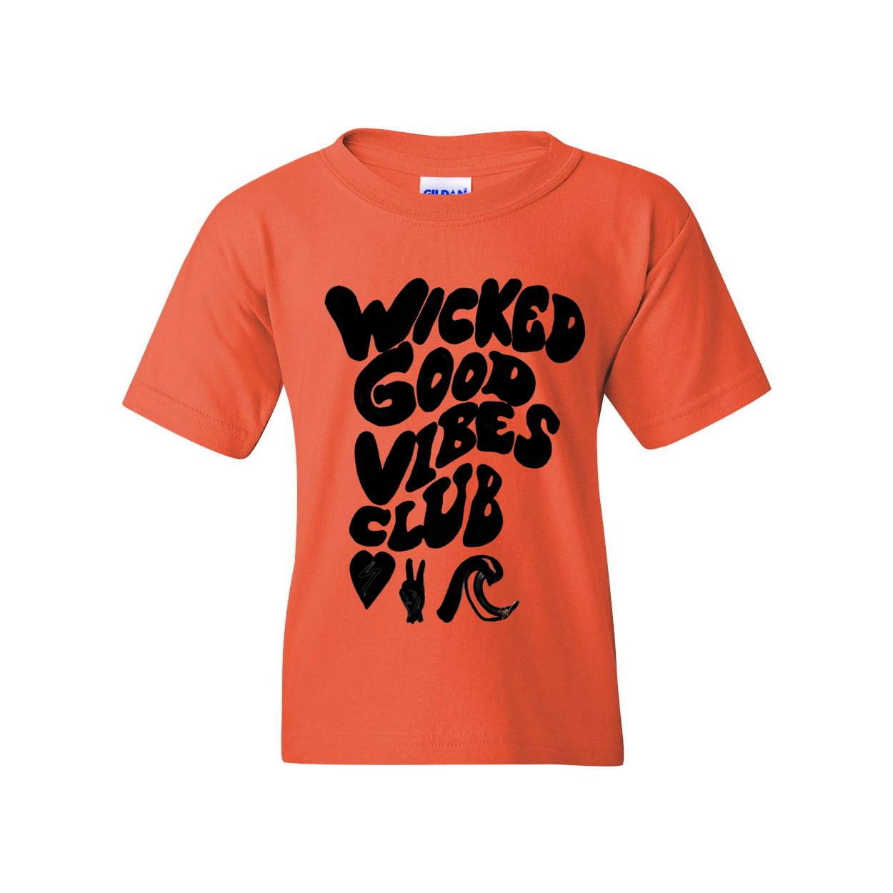 WICKED GOOD VIBES CLUB HAND DRA Youth T-Shirt