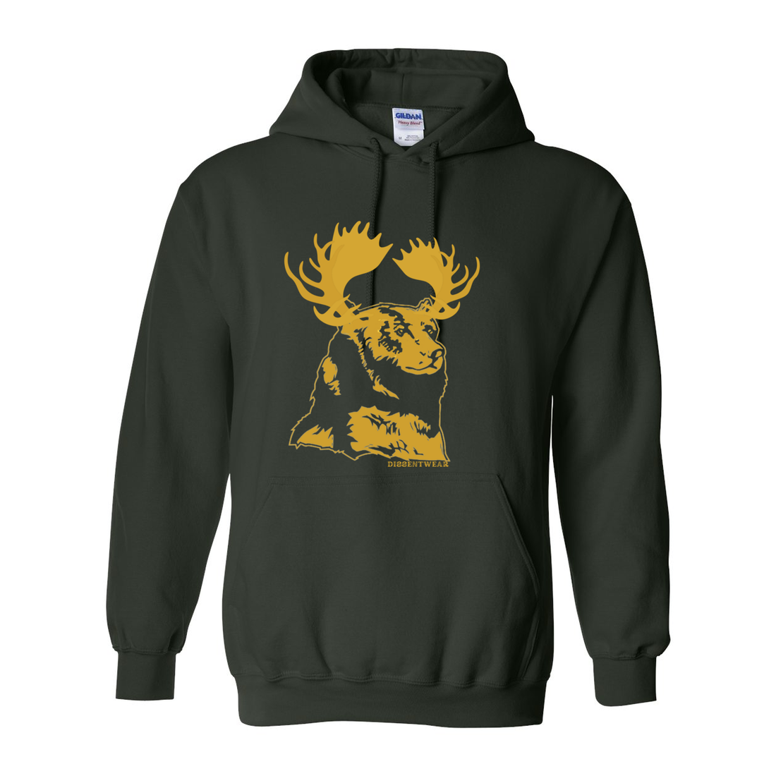 GOLDEN BEAR MOOSE HOODIE