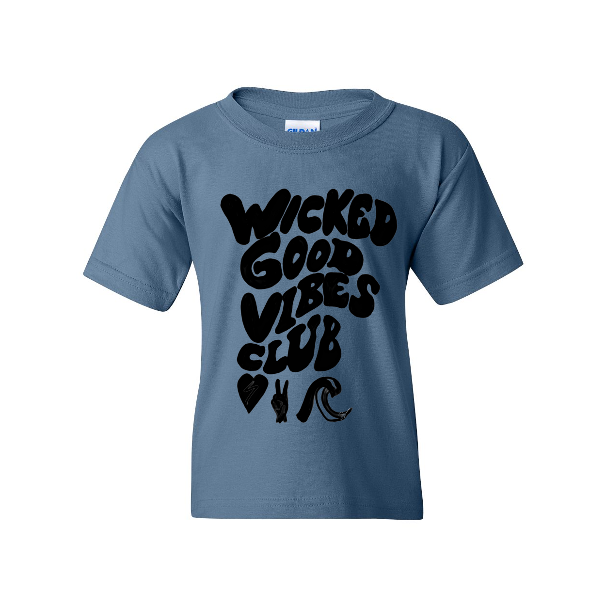 WICKED GOOD VIBES CLUB HAND DRA Youth T-Shirt