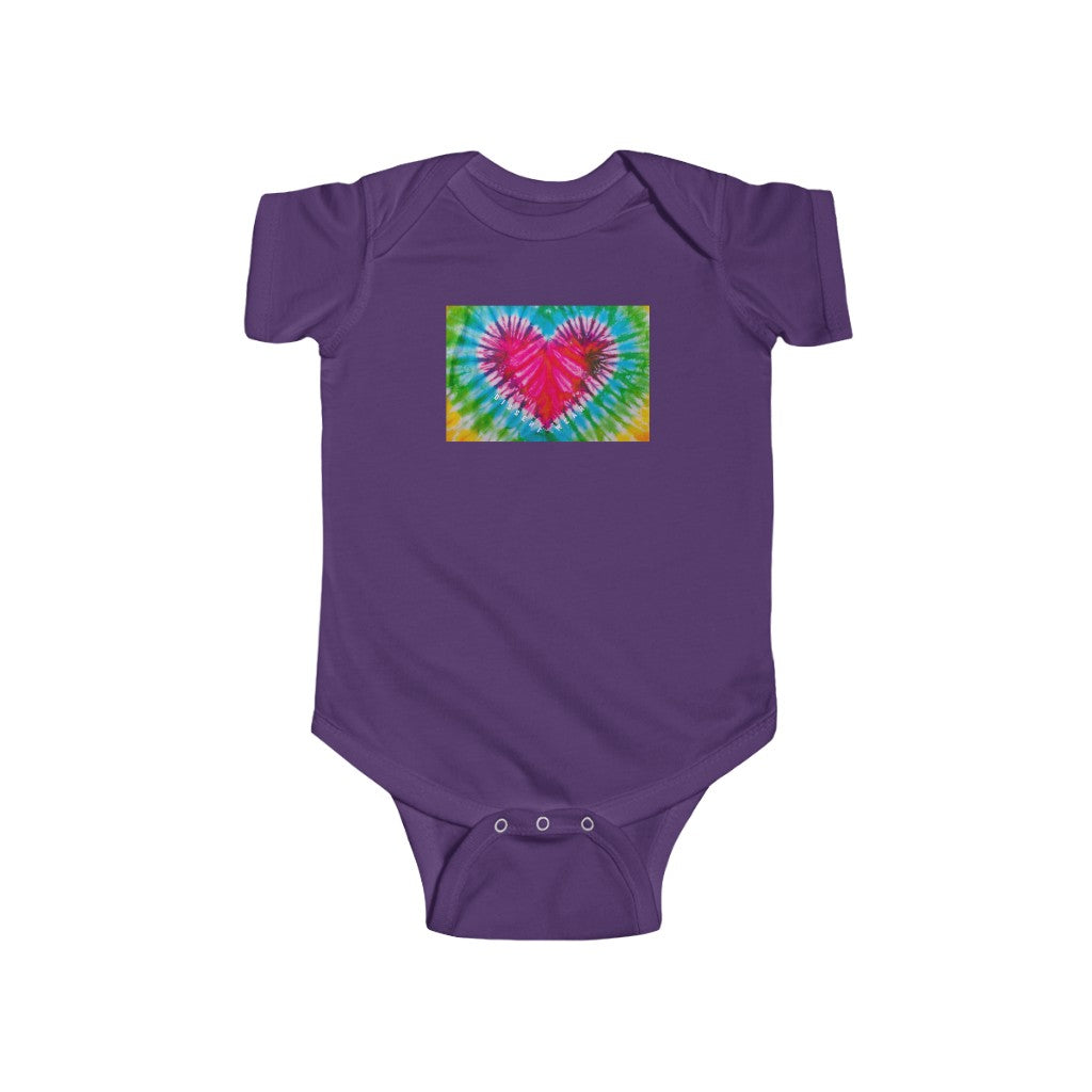 TIE DYE LOVE INFANT BOUTIQUE ONESIE