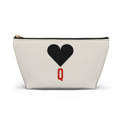 Queen of Hearts Accessory Pouch w T-bottom