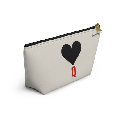 Queen of Hearts Accessory Pouch w T-bottom