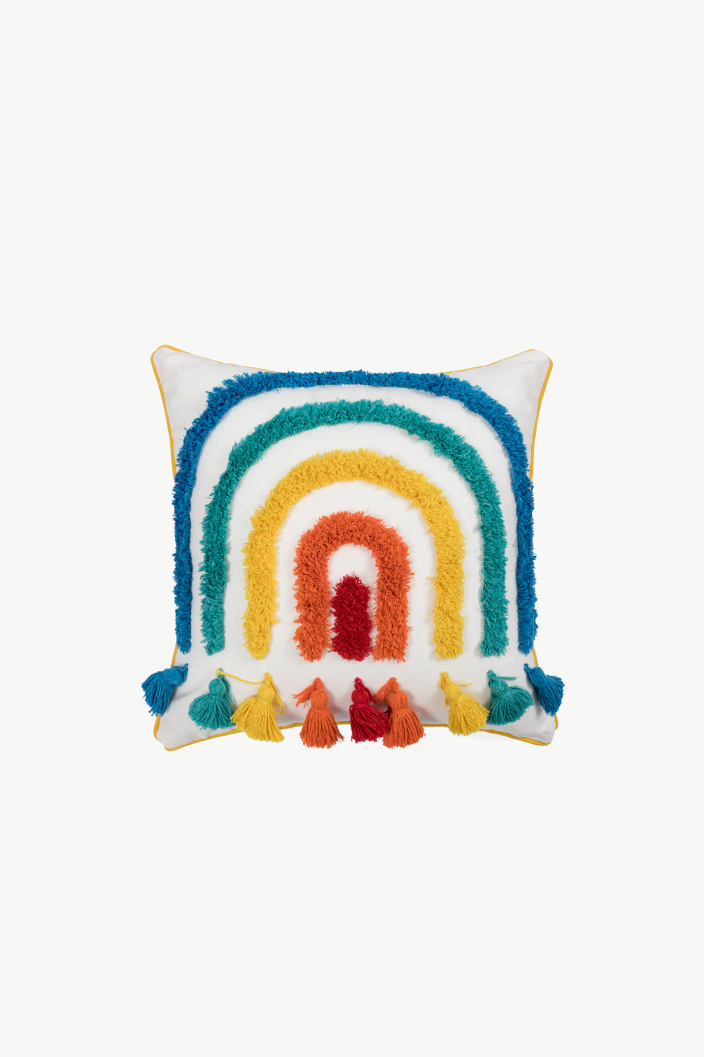 Multicolored Decorative Throw Pillow Case rainbow