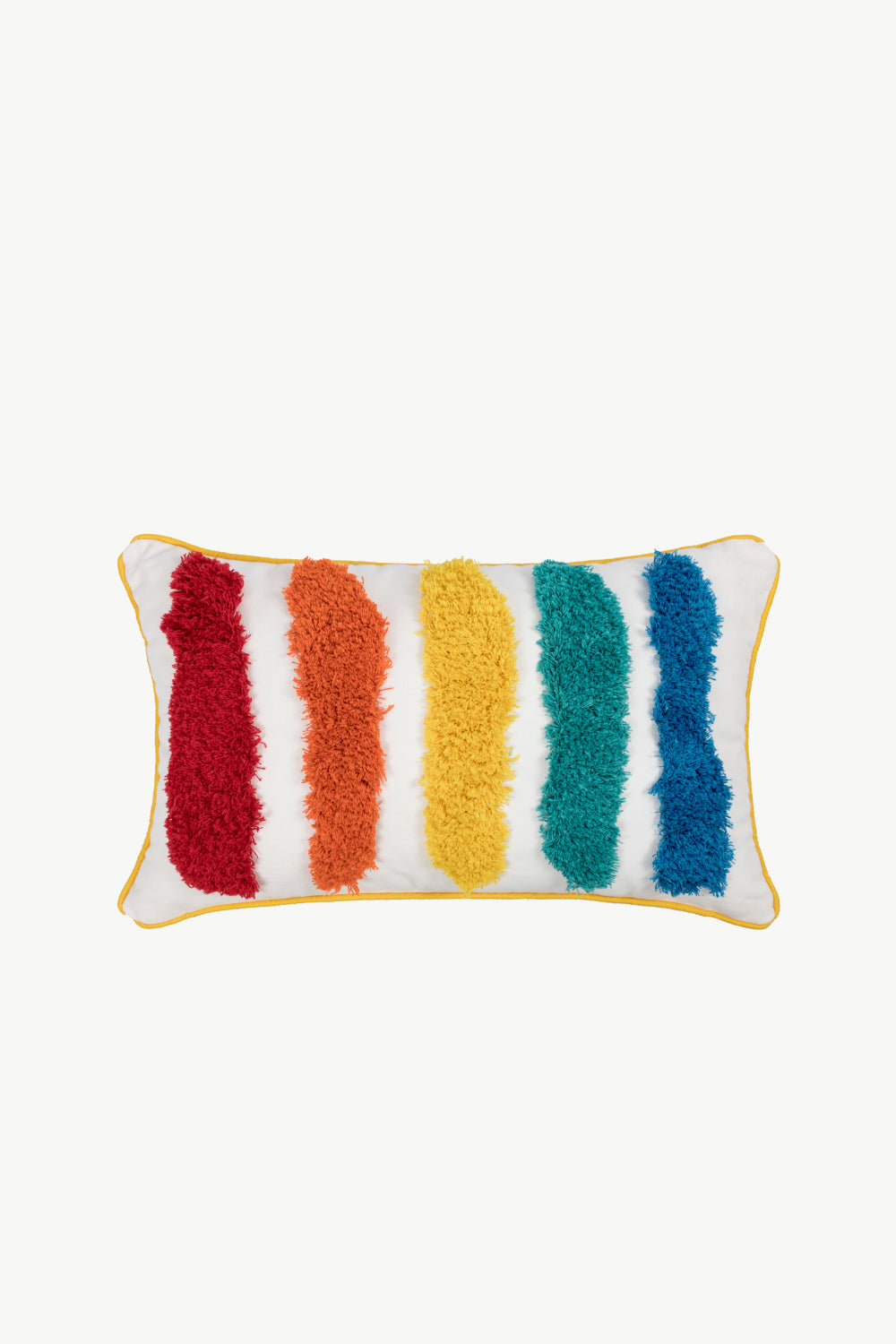 Multicolored Decorative Throw Pillow Case rainbow