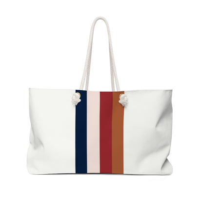 Spring Stripe Weekender Bag