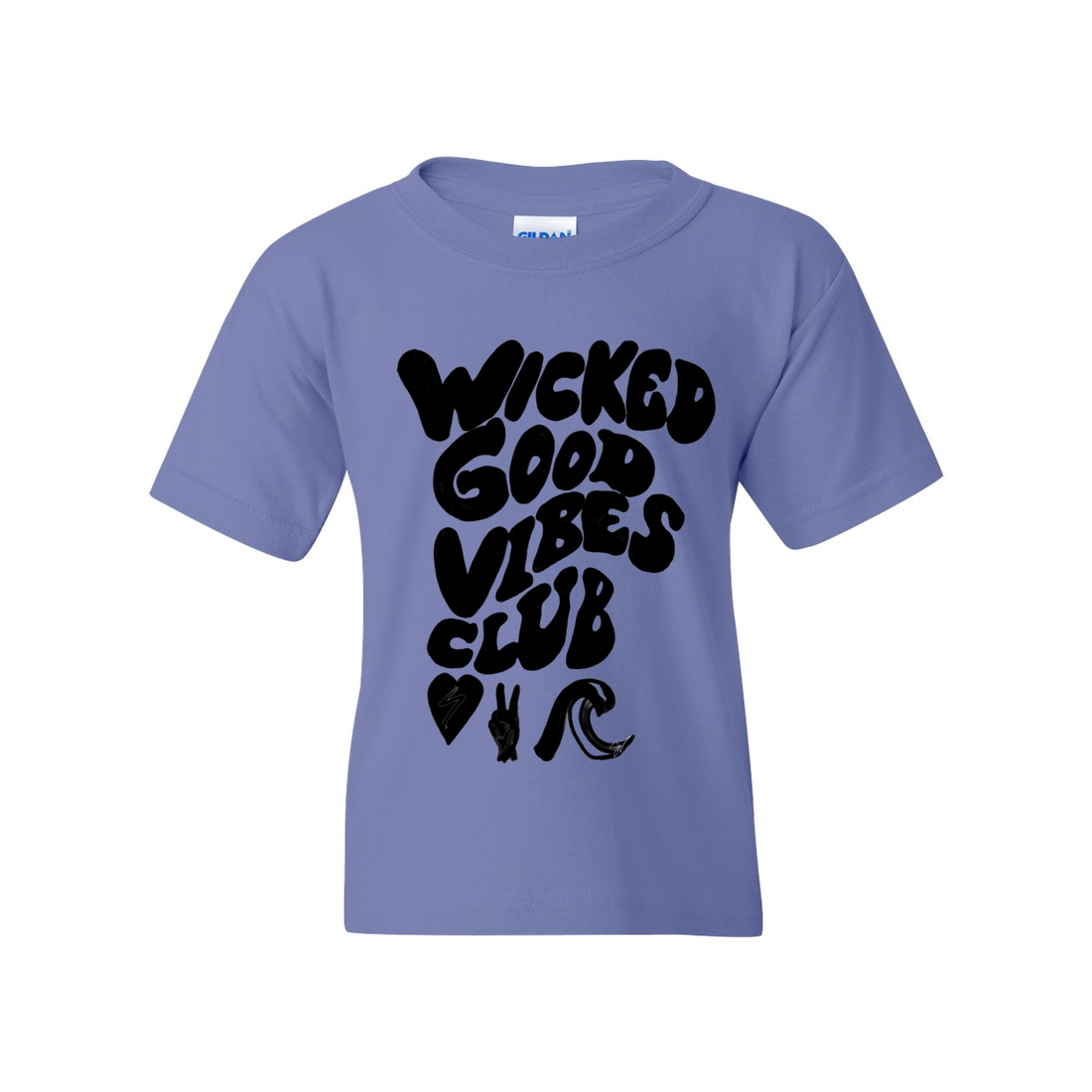 WICKED GOOD VIBES CLUB HAND DRA Youth T-Shirt