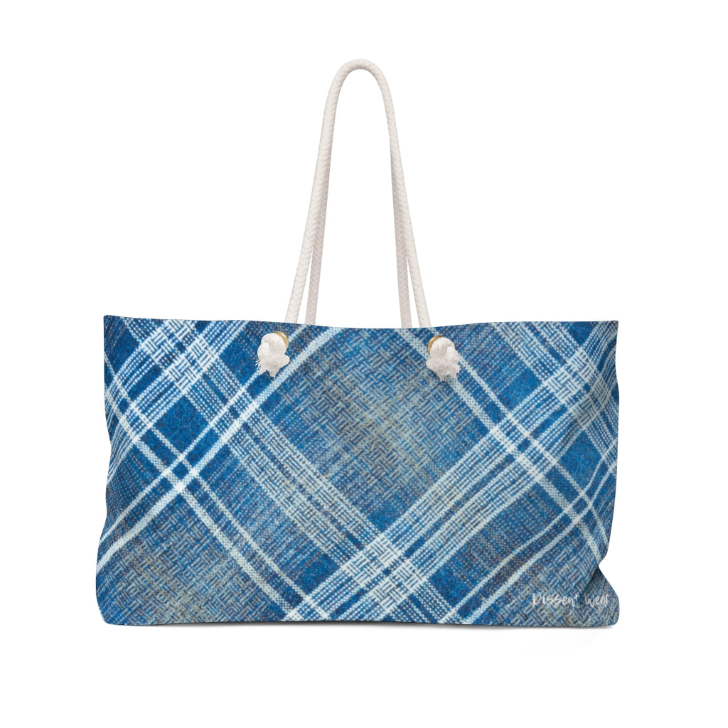 Plaid Weekender Bag