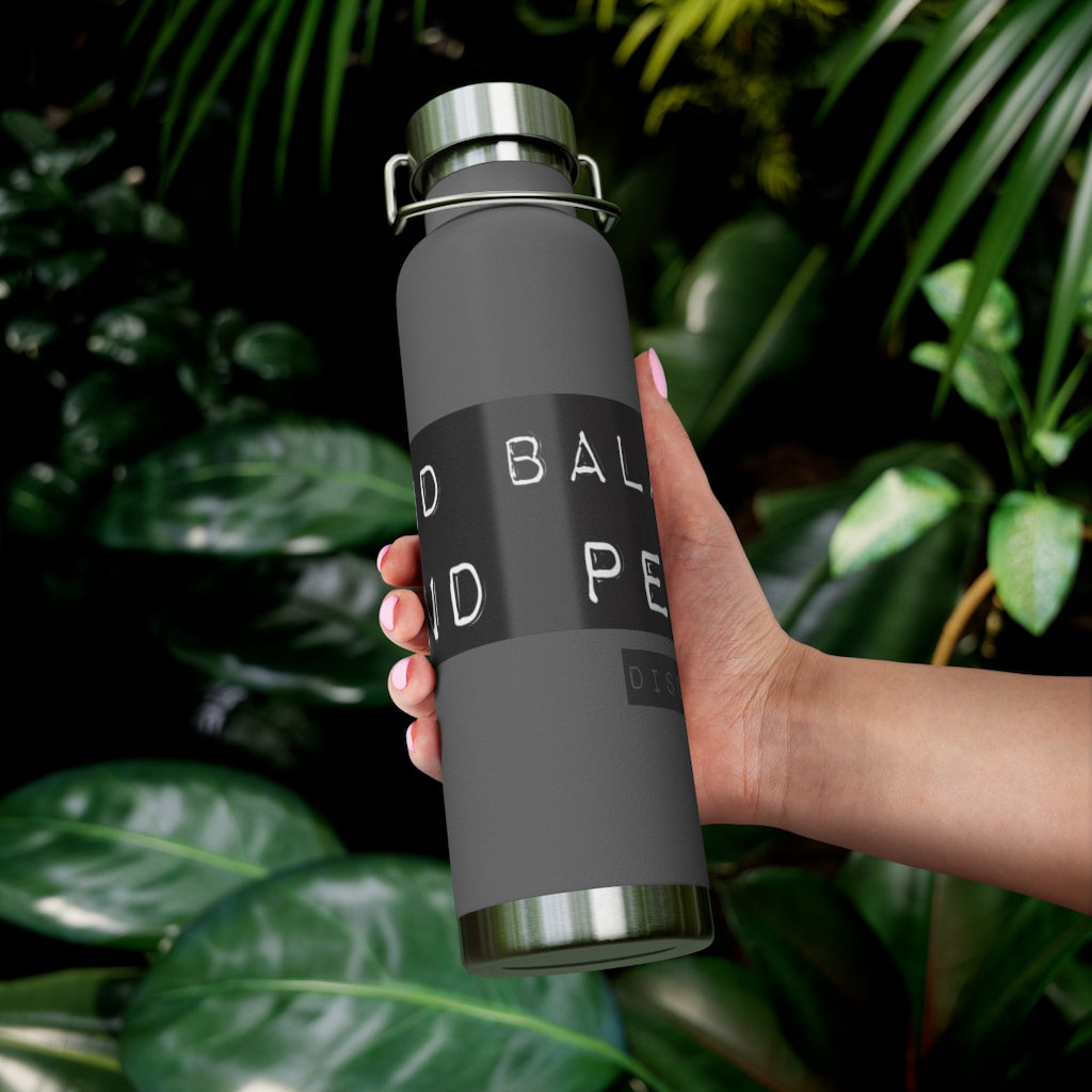 FIND BALANCE FIND PEACE 22oz Vacuum Insulated Bottle