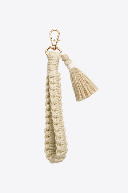 Wristlet Keychain with Tassel