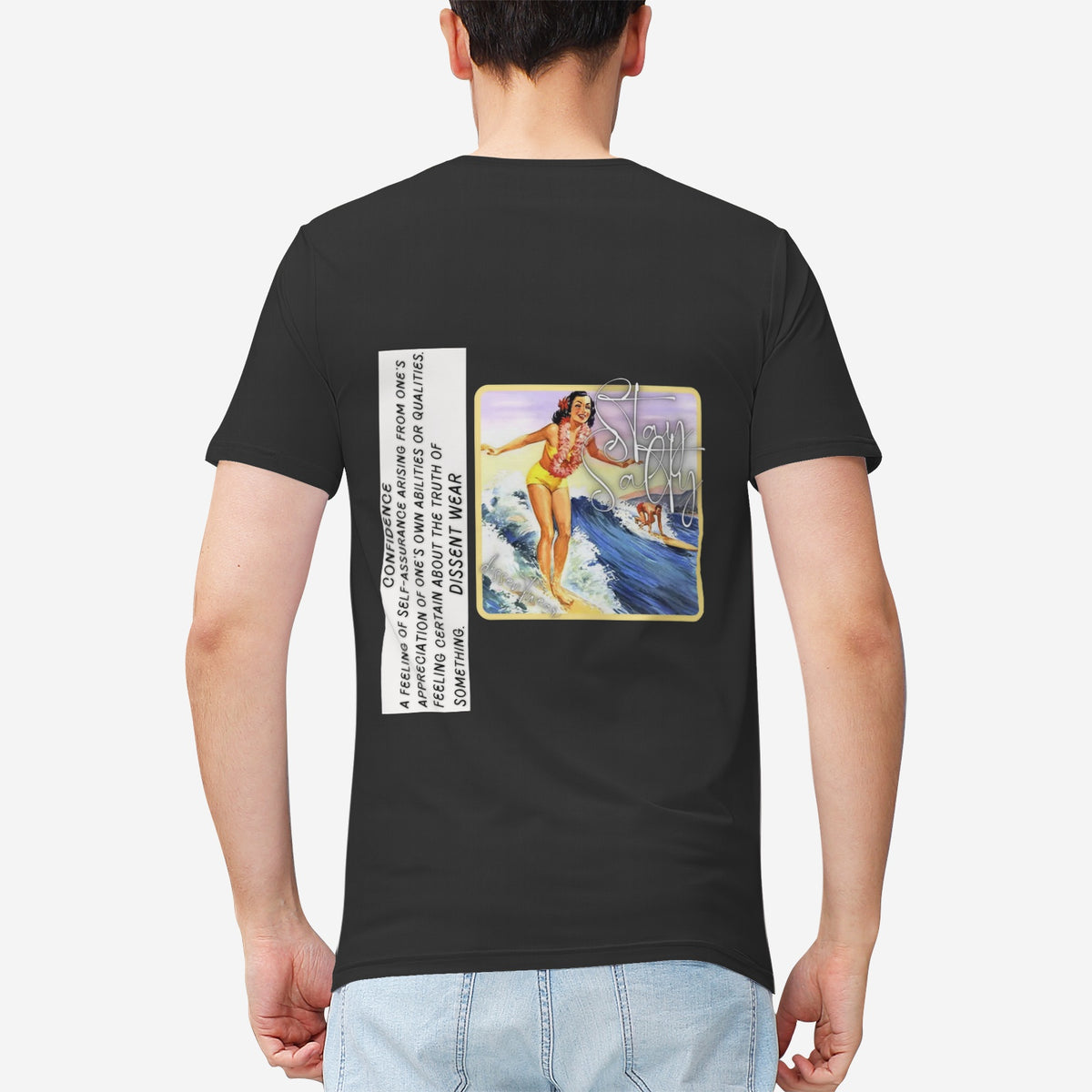 Vintage Salty Surfer Confidence Men&