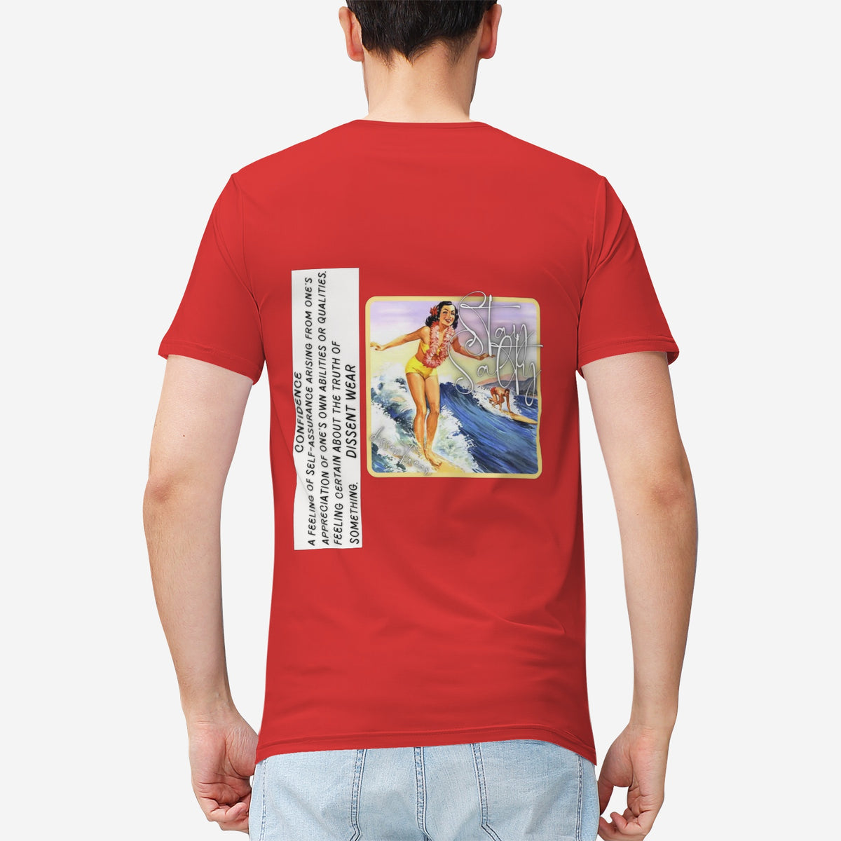 Vintage Salty Surfer Confidence Men&