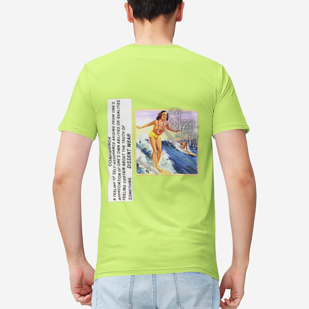Vintage Salty Surfer Confidence Men&