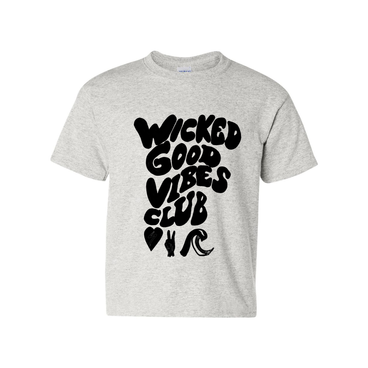 WICKED GOOD VIBES CLUB HAND DRA Youth T-Shirt