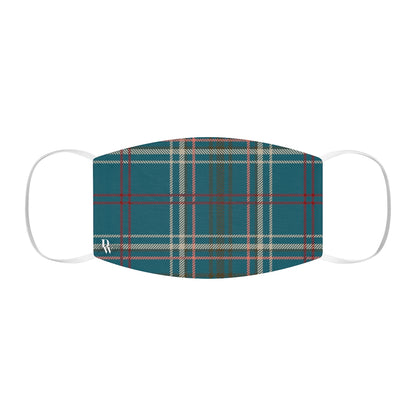 Plaid Snug-Fit Polyester Face Mask