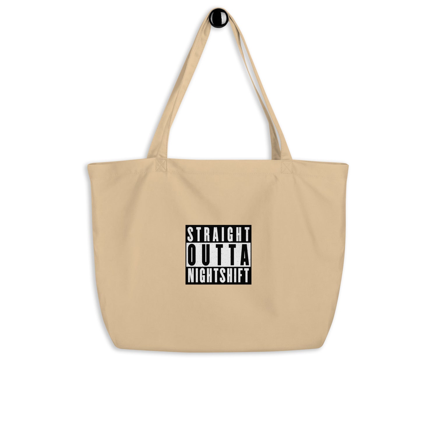 Large organic tote bag