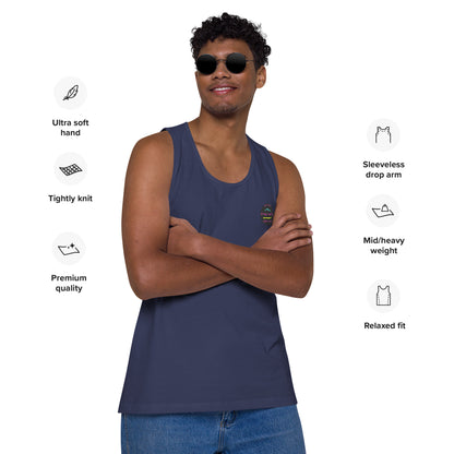 STAY SALTY embroiled Men’s premium tank top