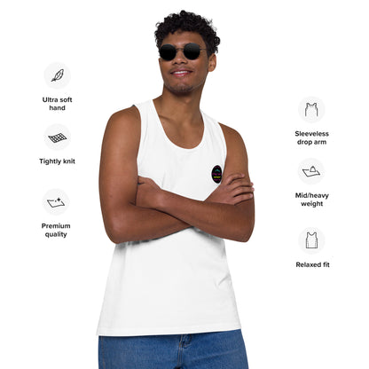 STAY SALTY embroiled Men’s premium tank top