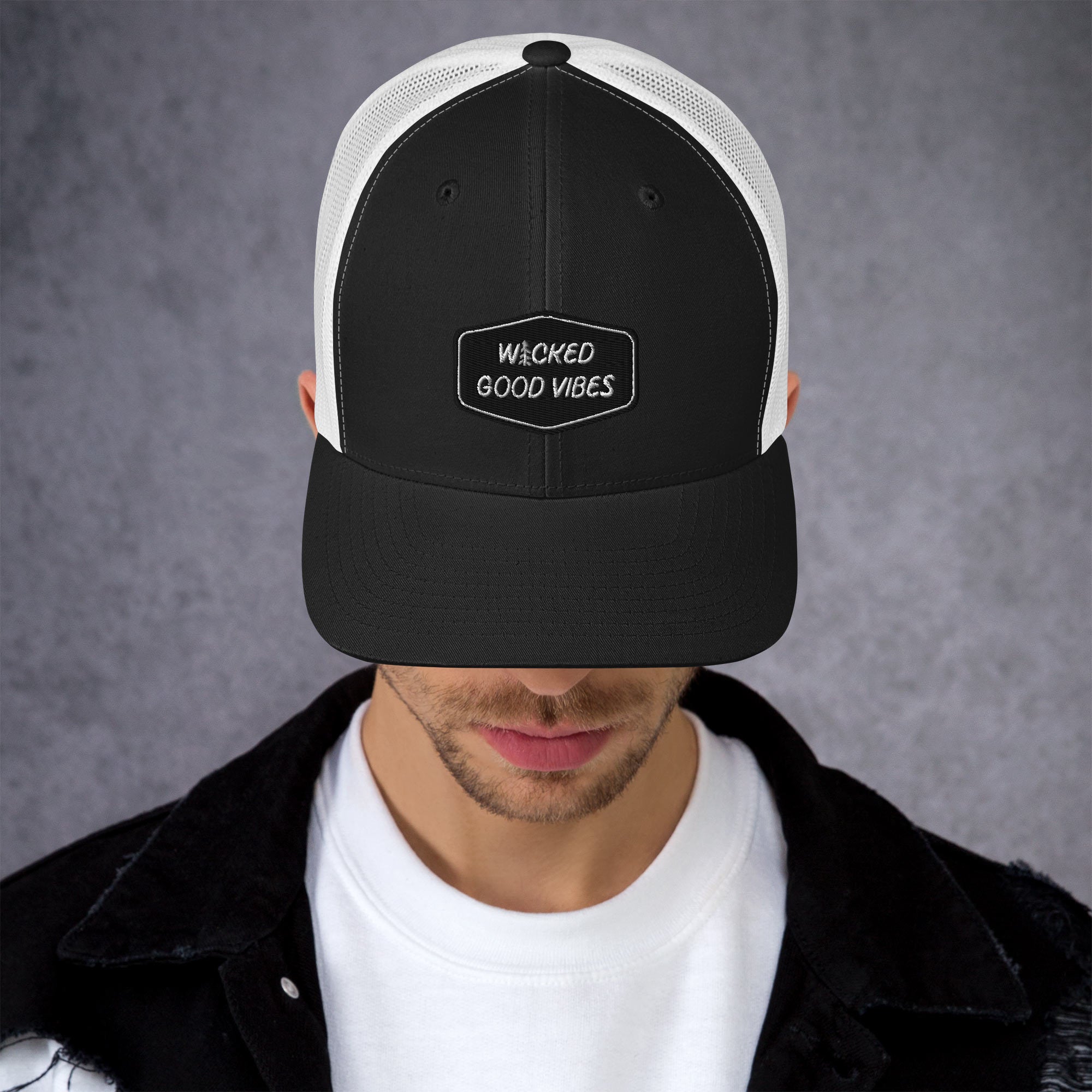 Wicked Good Vibes | Retro Trucker Cap