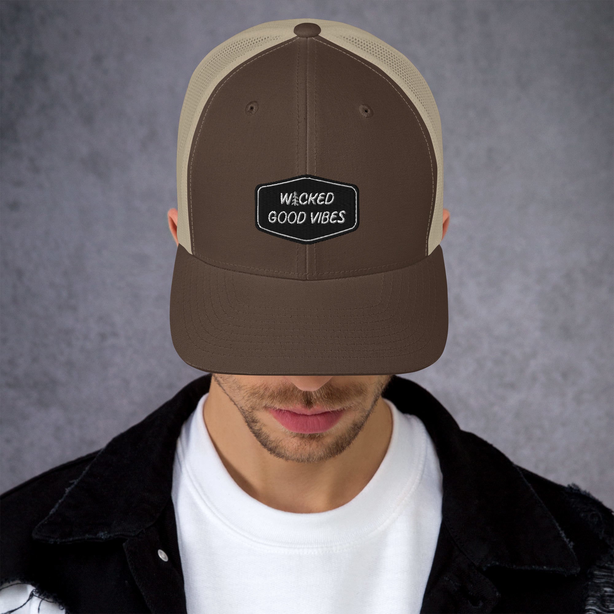 Wicked Good Vibes | Retro Trucker Cap