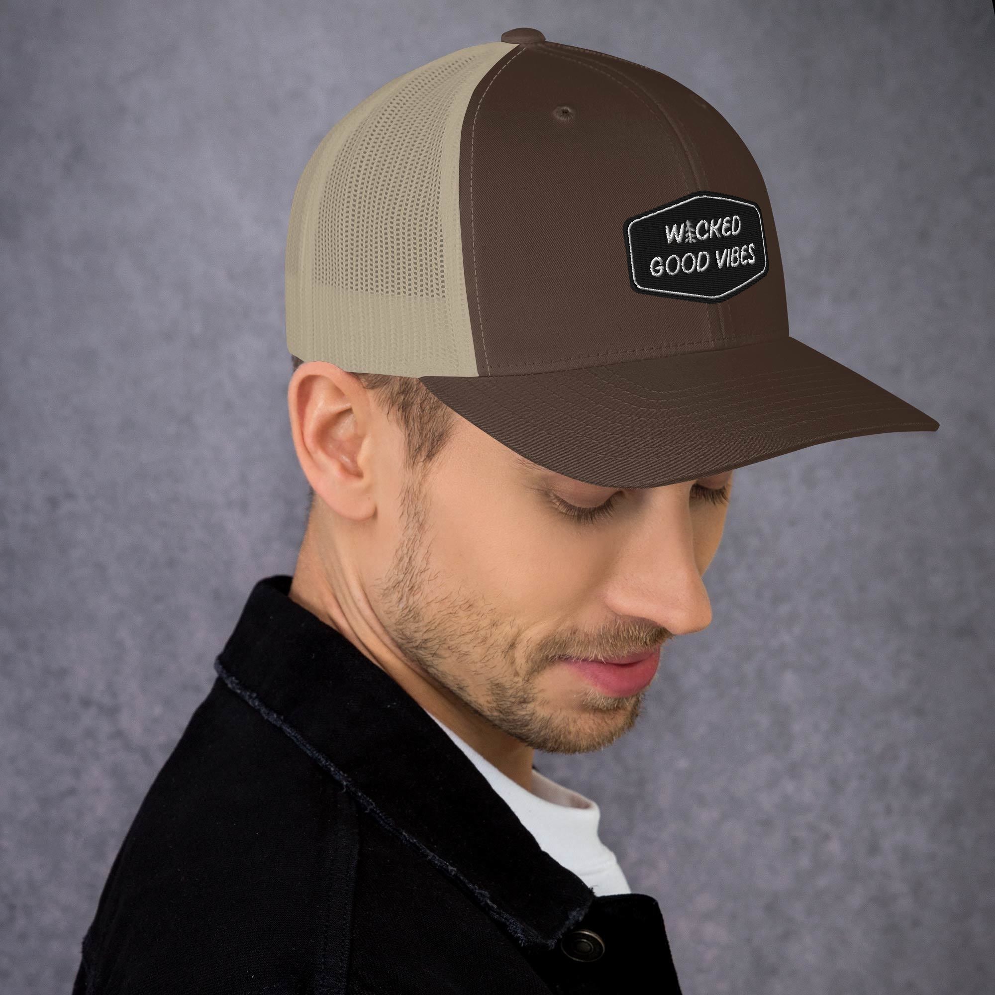Wicked Good Vibes | Retro Trucker Cap