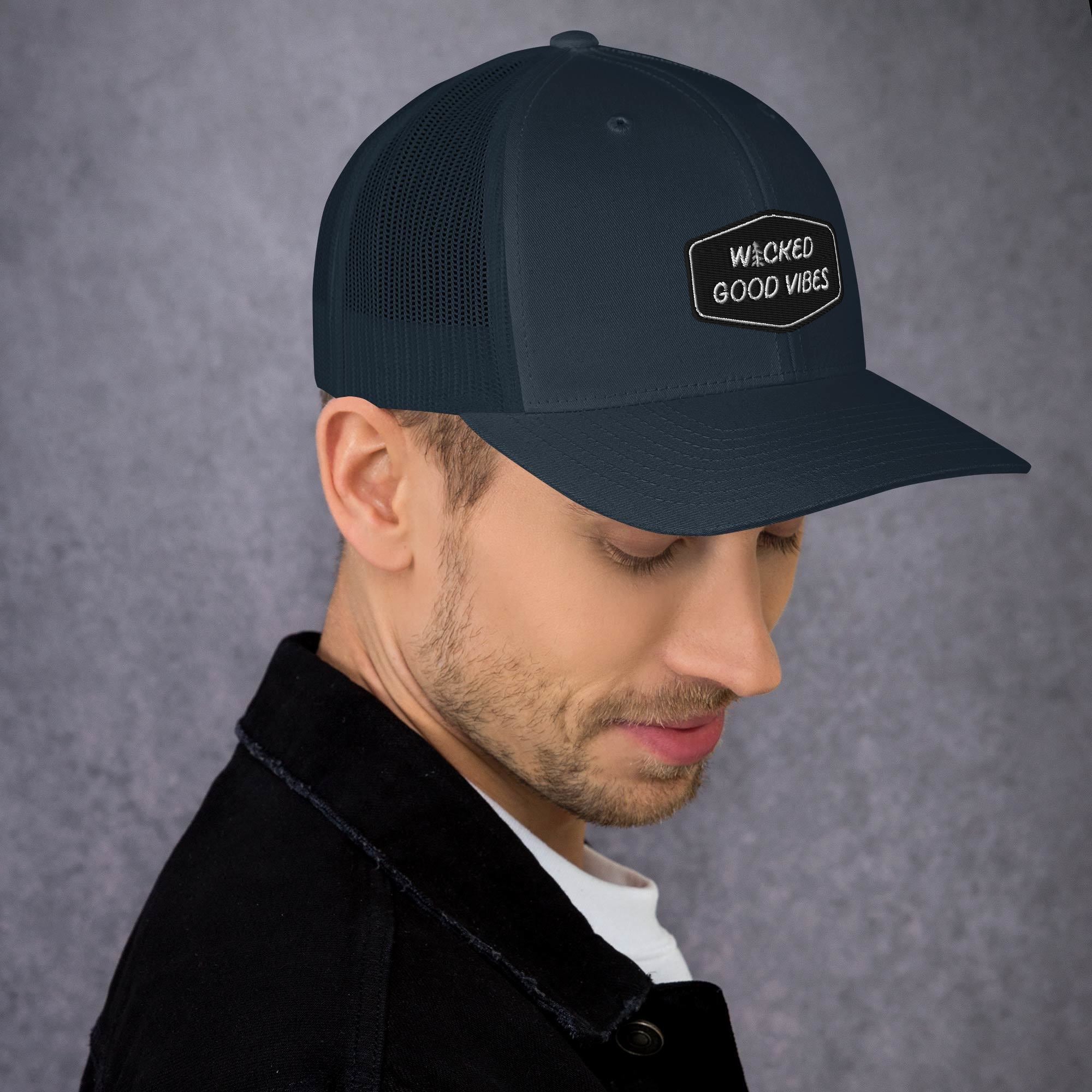 Wicked Good Vibes | Retro Trucker Cap