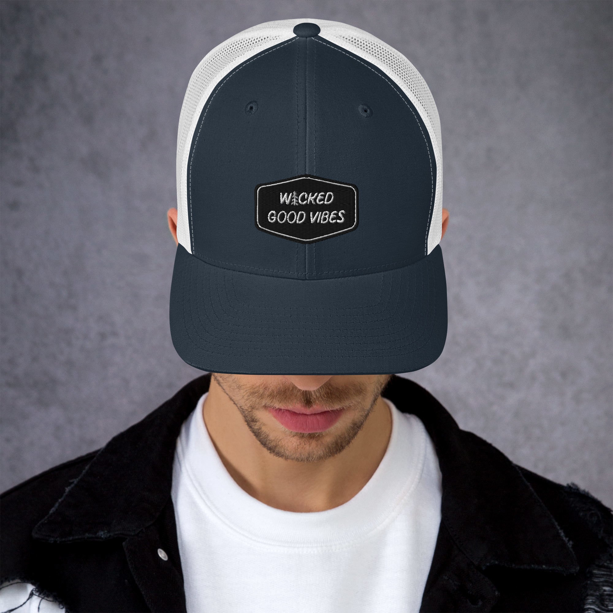 Wicked Good Vibes | Retro Trucker Cap