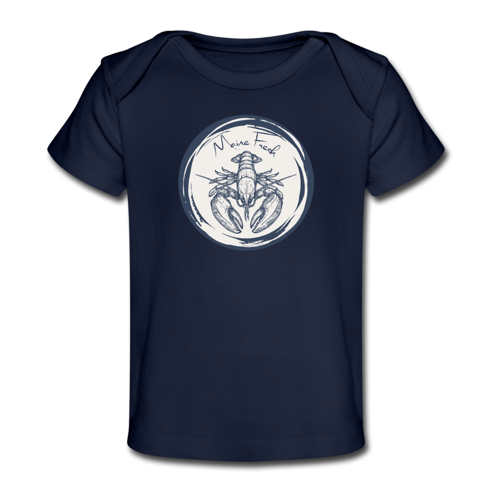 FRESH ORGANIC INFANT T SHIRT - dark navy