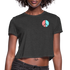 PEACE CROP TOP - deep heather