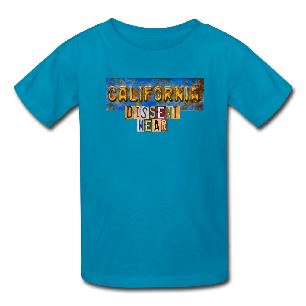 YOUTH CALIFORNIA DISSENT WEAR - turquoise