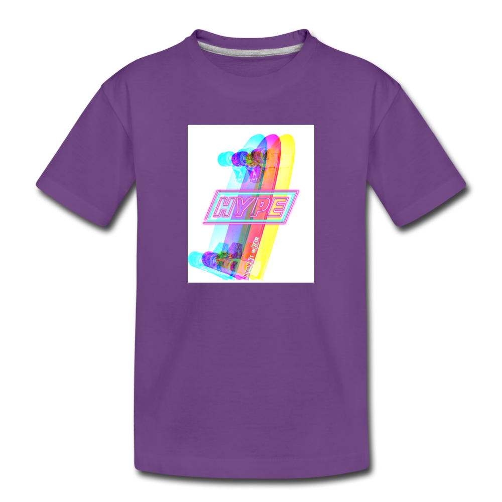 HYPE YOUTH TEE - purple