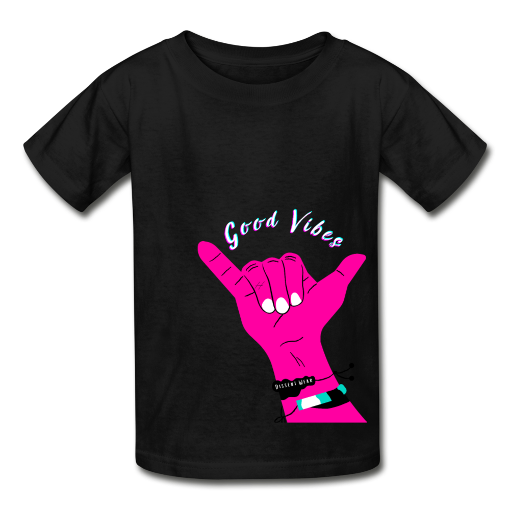 GOOD VIBES ARE IT YOUTH TEE - black