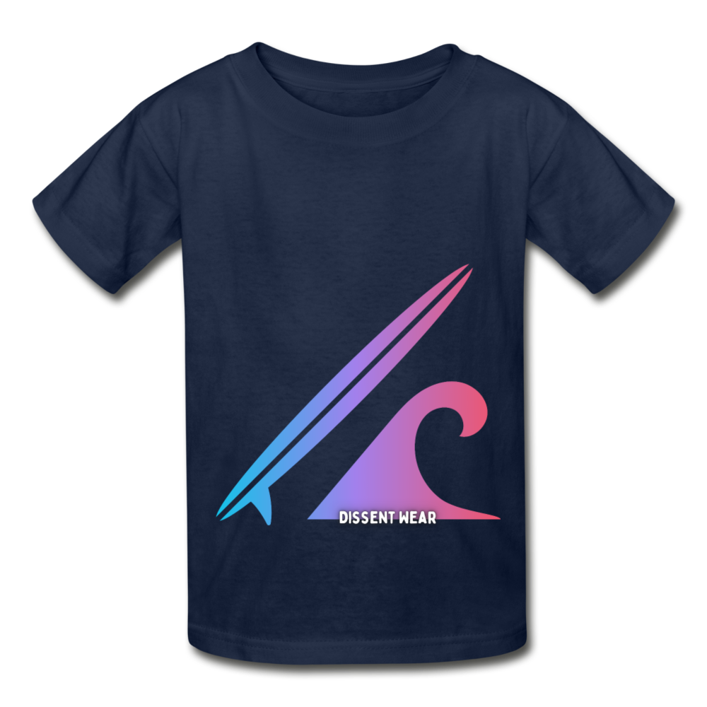 WAVES YOUTH TEE - navy