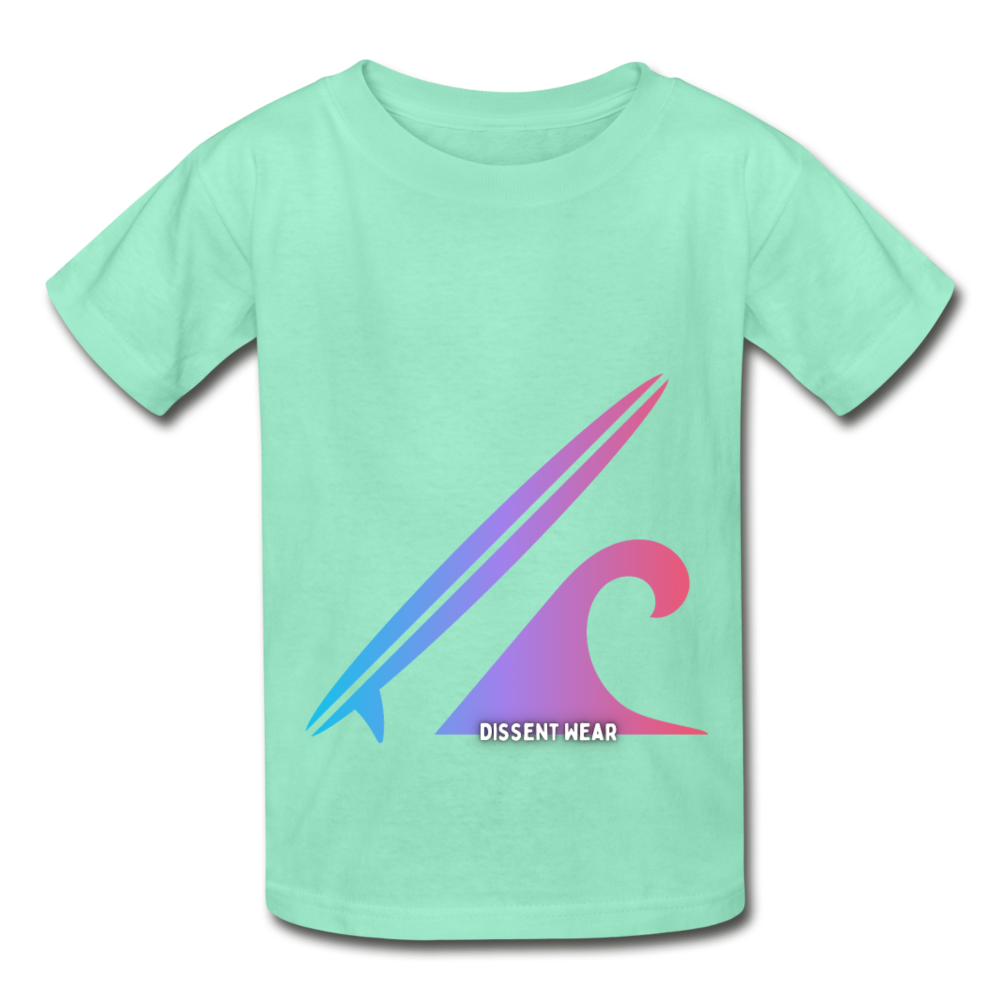 WAVES YOUTH TEE - deep mint