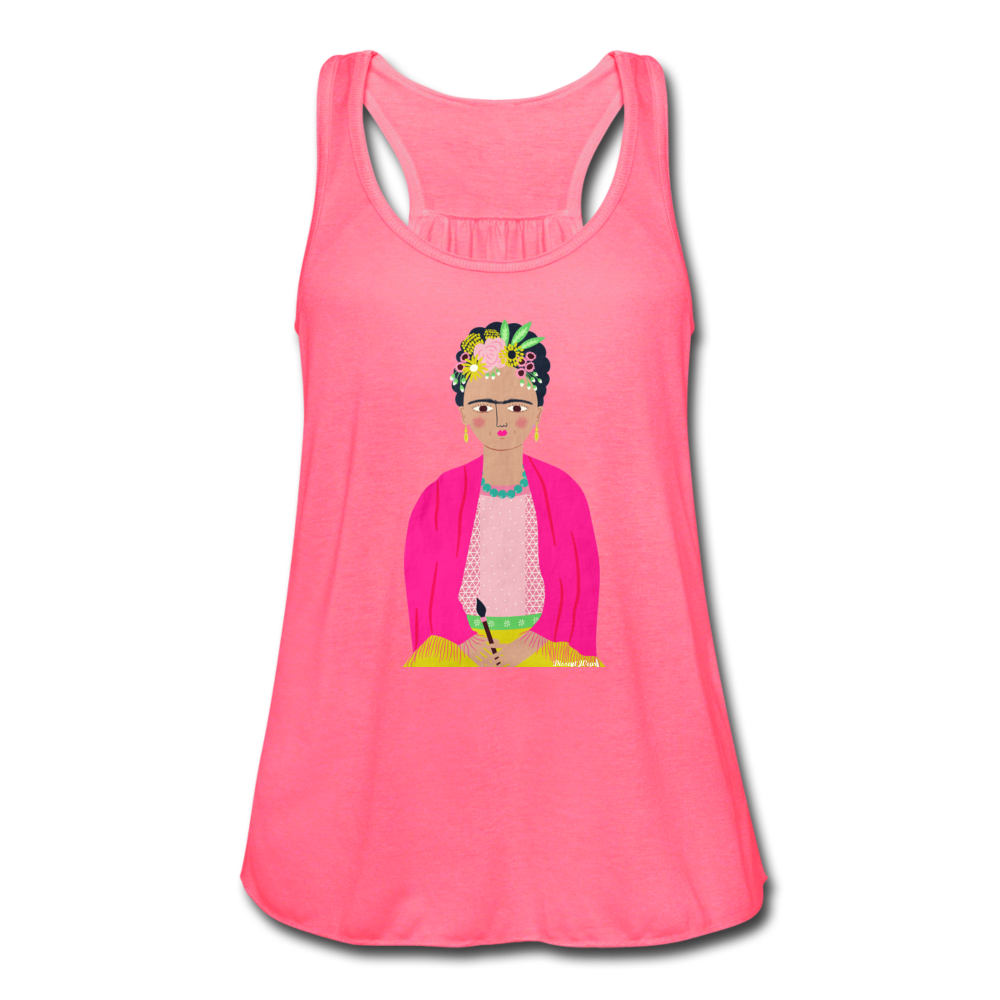 CUSTOM FRIDA TANK - neon pink