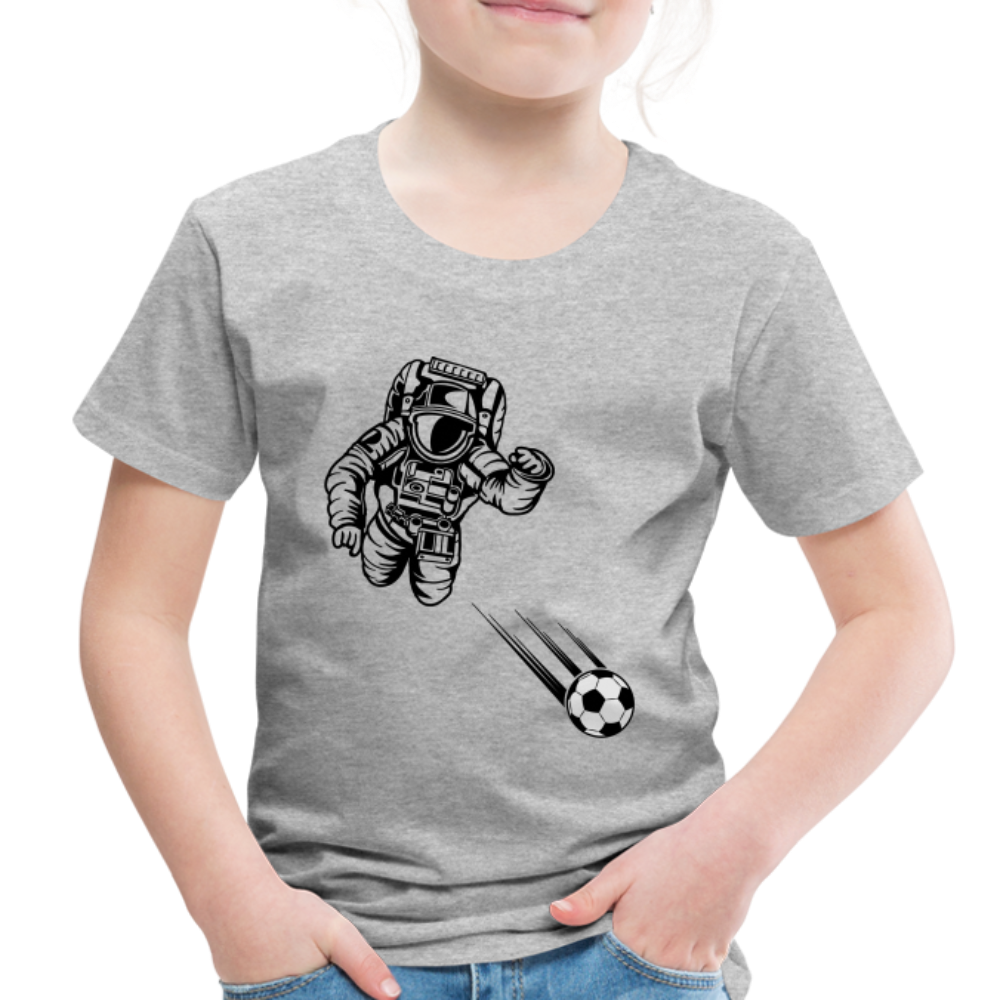 SPACE SOCCER TODDLER TEE - heather gray