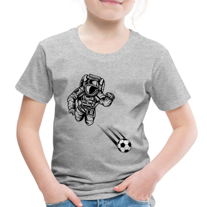 SPACE SOCCER TODDLER TEE - heather gray