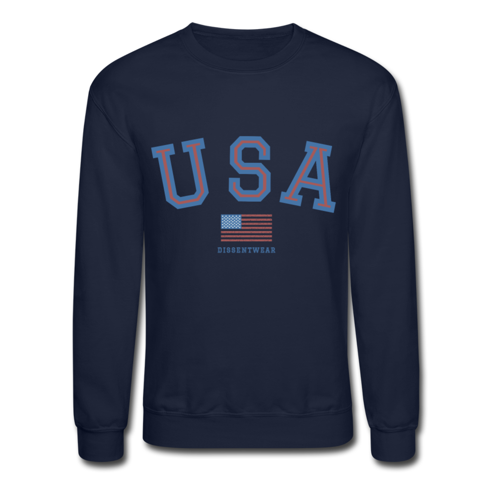 USA Crewneck Sweatshirt - navy