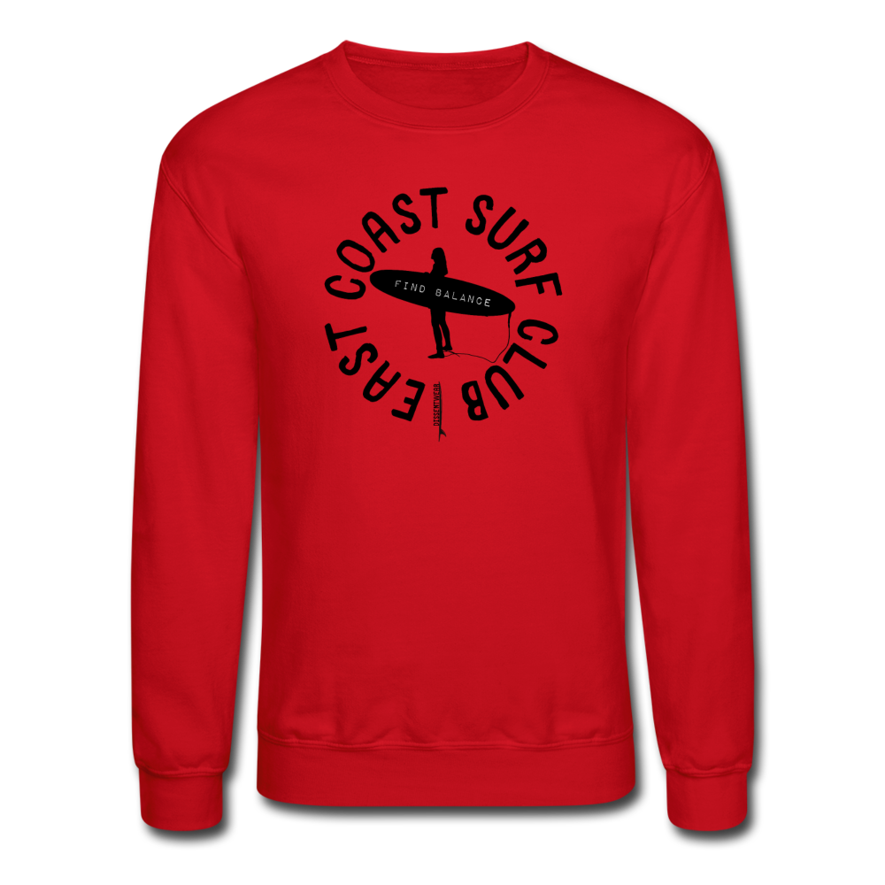 EAST COAST SURF CLUB Crewneck Sweatshirt - red