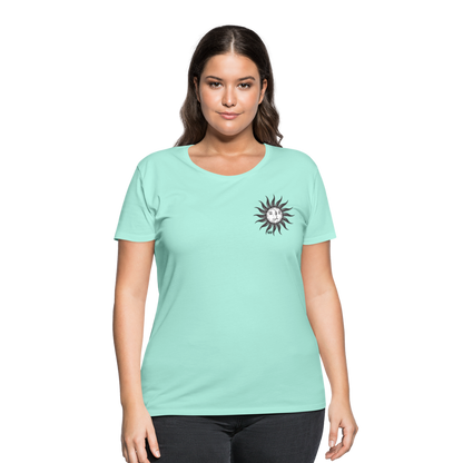 SUN&amp; MOON Women’s Curvy T-Shirt - mint