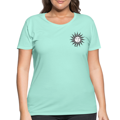 SUN&amp; MOON Women’s Curvy T-Shirt - mint