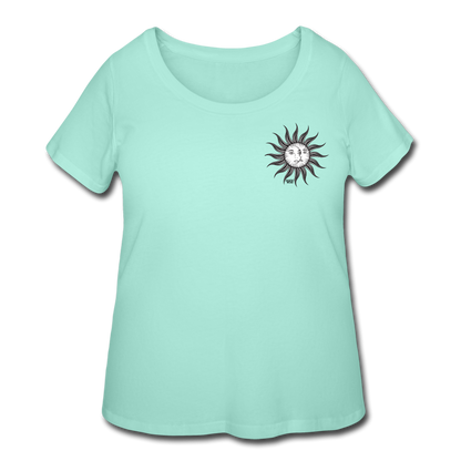 SUN&amp; MOON Women’s Curvy T-Shirt - mint